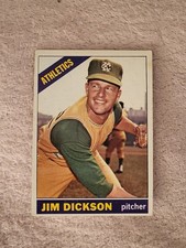 Jim Dickson 1966 Topps #201 Athletics GD