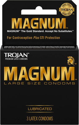 #ad Magnum Lubricated Condoms 3 Count $16.99