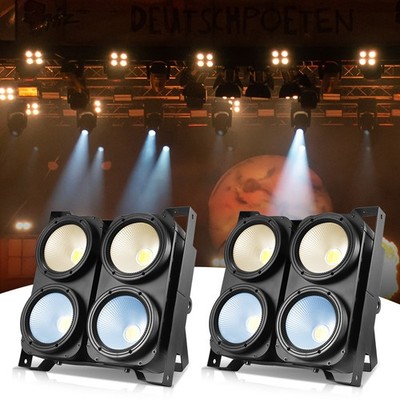 2pcs 400W DMX COB Light Audience LED Blinder Par Light for Studio Theater Show