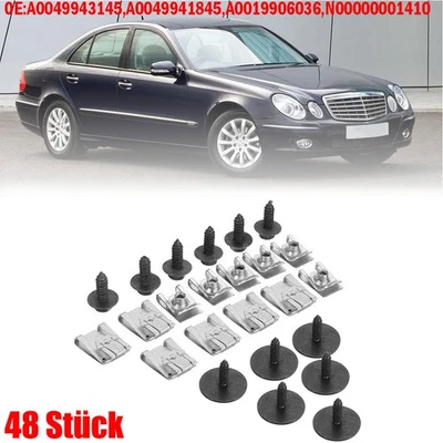48x Unterfahrschutz Getriebeschutz Clip für Mercedes E Klasse W211 - Bild 1 von 4