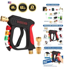 Pressure Washer Gun High Power Spray Foam Cannon Nozzle Tips 3000 PSI