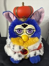 De colección Your Royal Majesty Furby (2000) 70794 King Probado Funciona Nuevo Con Etiquetas Sin Caja