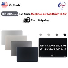 OEM LCD Display Screen Assembly For Apple MacBook Air A2941/A3114 15''