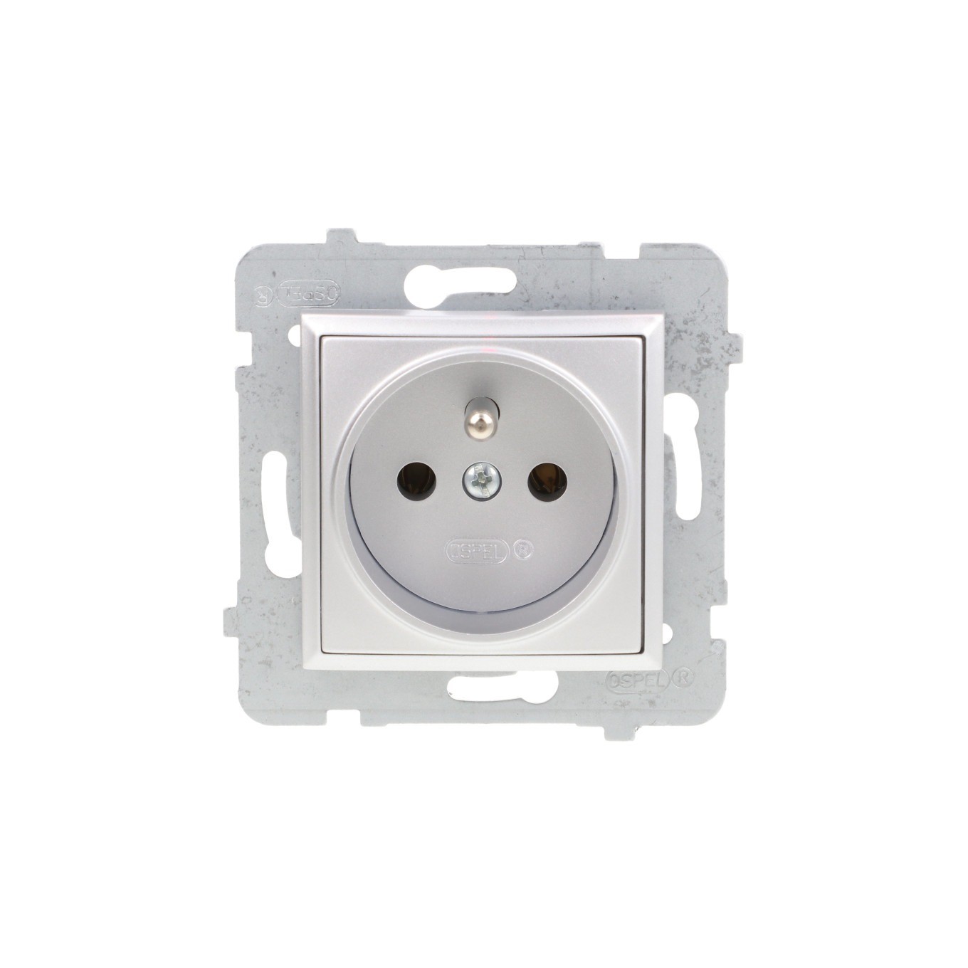 Ospel Versilbert Aria Einzelsteckdose Mit/Ohne Silber Gp-1Uz/M/18 - Bild 2