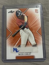 2021 Leaf Perfect Game Miles Curley Auto 25/30