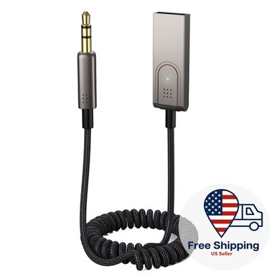 Bluetooth AUX Adapter USB-A 3.5mm AUX Bluetooth Car Adapter - AUX BT Adapter