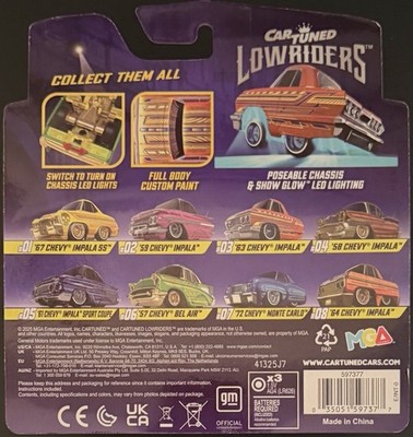 ミニカー CAR TUNED LOWRIDERS Car Tuned Lowriders '63 Chevy Impala #03 Series 1 With Poseable