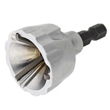 Saipe Deburring External Chamfer Tool Hex Shank Bolt Thread Repair Tool Debur...