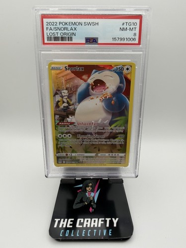Snorlax graded PSA 8 for sale on eBay