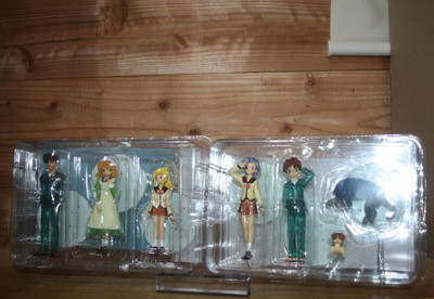 Mahoromatic Figure Set Lot of 2 Yu Misato Chizuko Oe Miyuki Sakura Slash