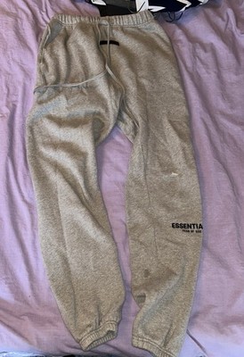 Light Grey Essentials Joggers Size Large