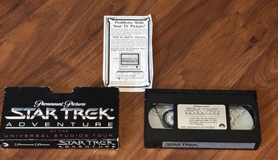 1988 STAR TREK Adventure at Universal Studios Tour VHS Paramount Pictures 