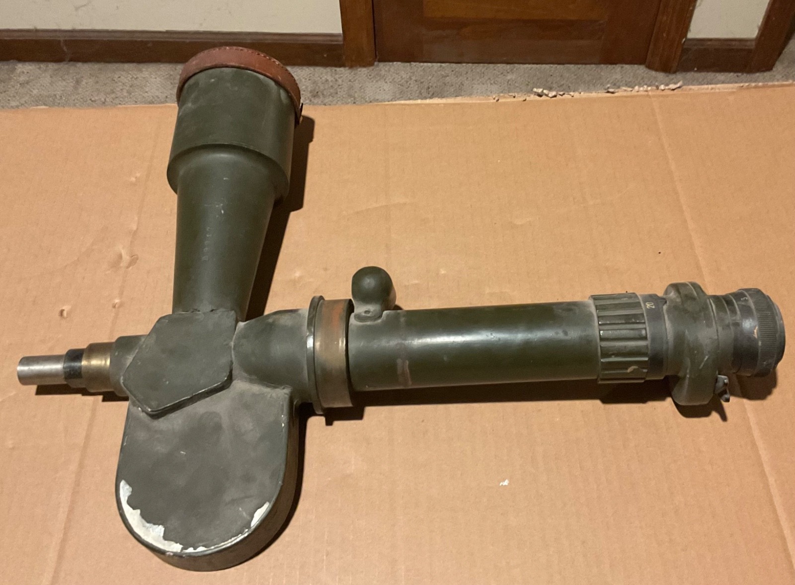 #277 1943 US ARMY WW2 INSTRUMENT OBSERVATION & TELESCOPE ELBOW HERSCHEDE HALL