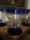 Kosta Boda Royal Caribbean Margarita Martini Glass Hand Blown Set Of  4 Colorful — photo 4