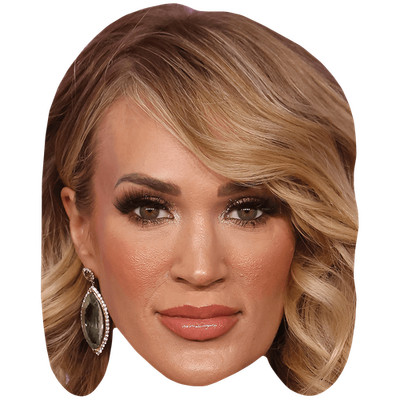 Carrie Underwood (Make Up) Celebrity Mask, Flat Card Face, Fancy Dress Mask