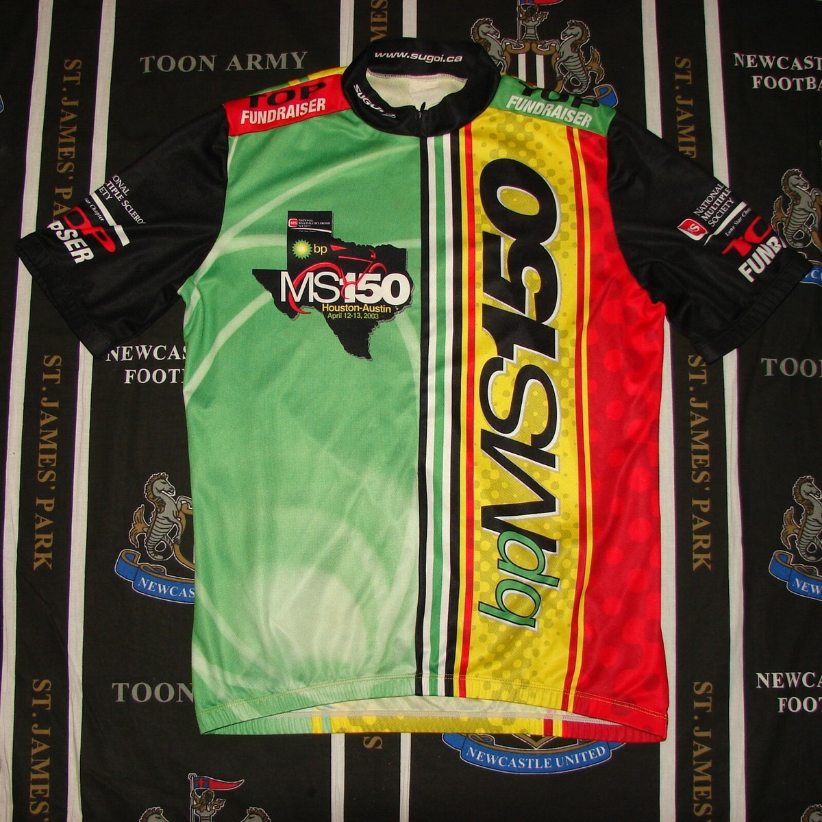 Sugoi BP MS150 Houston Austin 2003 Cycling Bike Jersey Shirt Men's