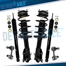 1.8L Front Struts w/ Coil Spring Sway Bars Rear Shocks for 2006-2011 Honda Civic