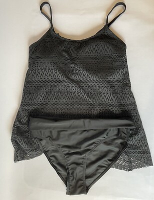 Octopus Tankini Set mit Slip im Oversize-Look - Größe 36 (S)