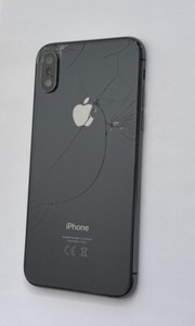Original Apple iPhone XS Gehäuse Rahmen Glasbruch Für Refurbisch Space Grau