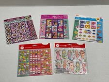 5 AMERICAN GREETINGS FORGET ME NOT STICKERS LOT NEW SEALED DISNEY PRINCESS L.O.L