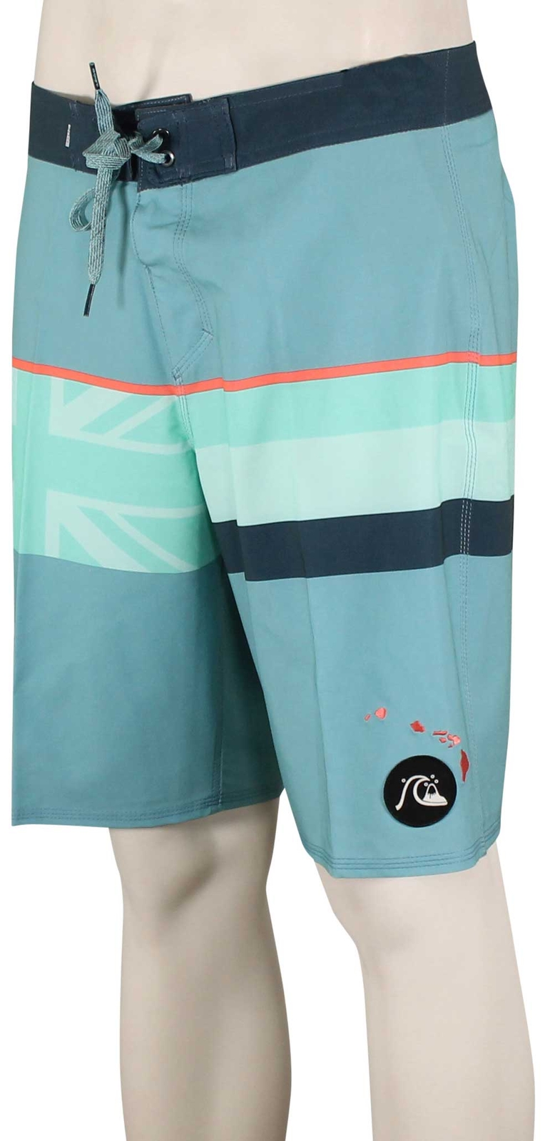 Шорты для плавания Quiksilver Surfsilk с выцветшей полоской Delph Blue Новинка 11390₽