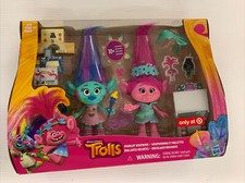 Dreamworks Trolls Sparklin' Scrapbook Playset 9" Harper  Poppy Dolls Exclusive