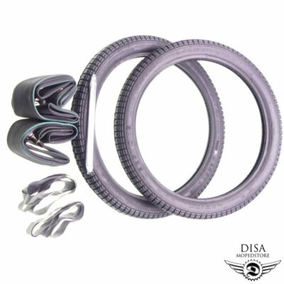Classic Reifenset 2,25x17 2 1/4 x 17 Zoll für Flory MF22 MF23 MF33 FLOTT Mofa