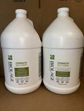 (2 Gallon Set) Biolage Strength Recovery Shampoo & Conditioning Cream Gallon Duo
