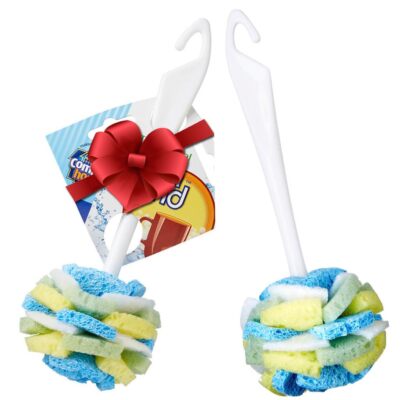Dish Wand Plus Cello Foam & Scour Sponge Petals Brush And Clean Dishes Pots Bott