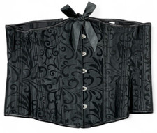 Goth Corset Womens Black 2X Gothic Whimsygoth