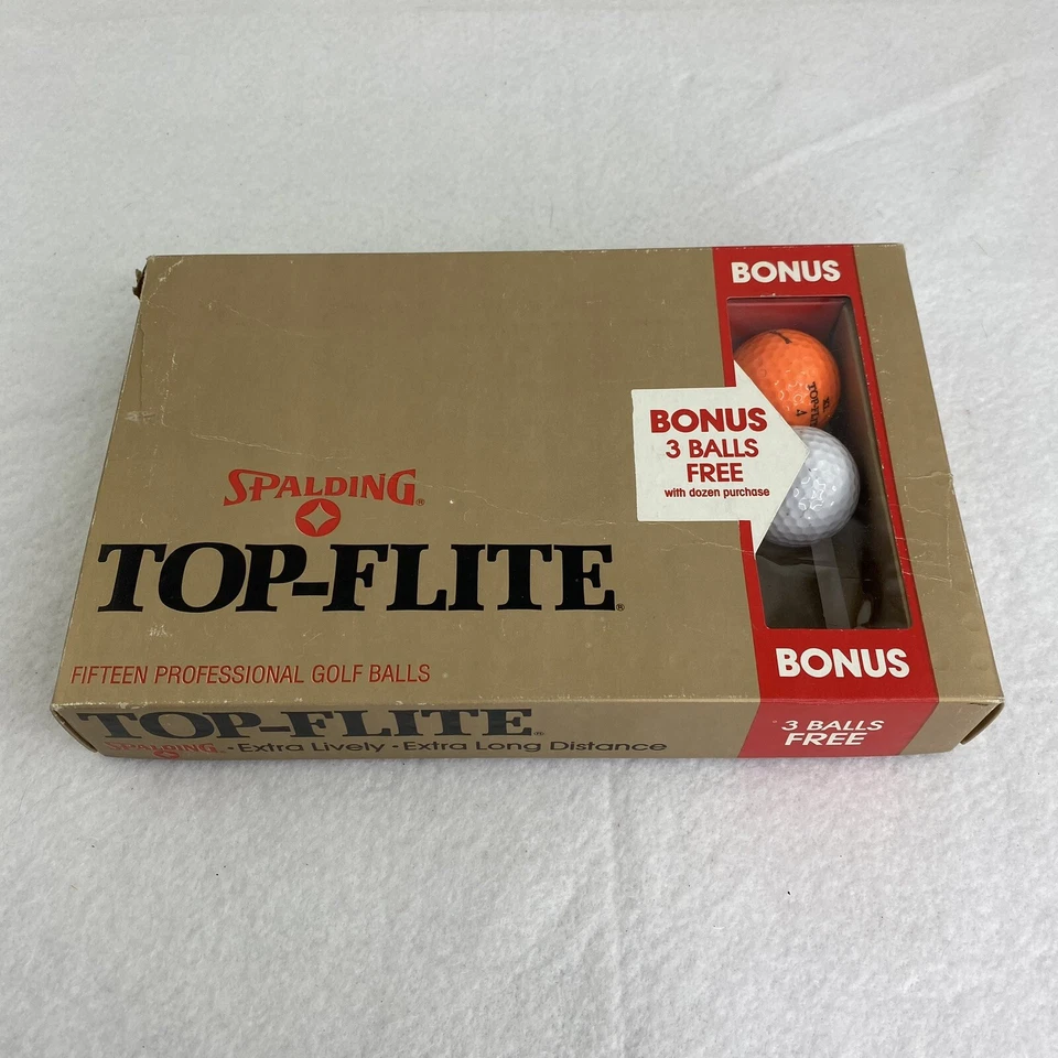 Lote de 14 pelotas de golf Top-Flite XL amarillas, Pinnacle 384 90 naranja, Titleist Foto 2 de 4