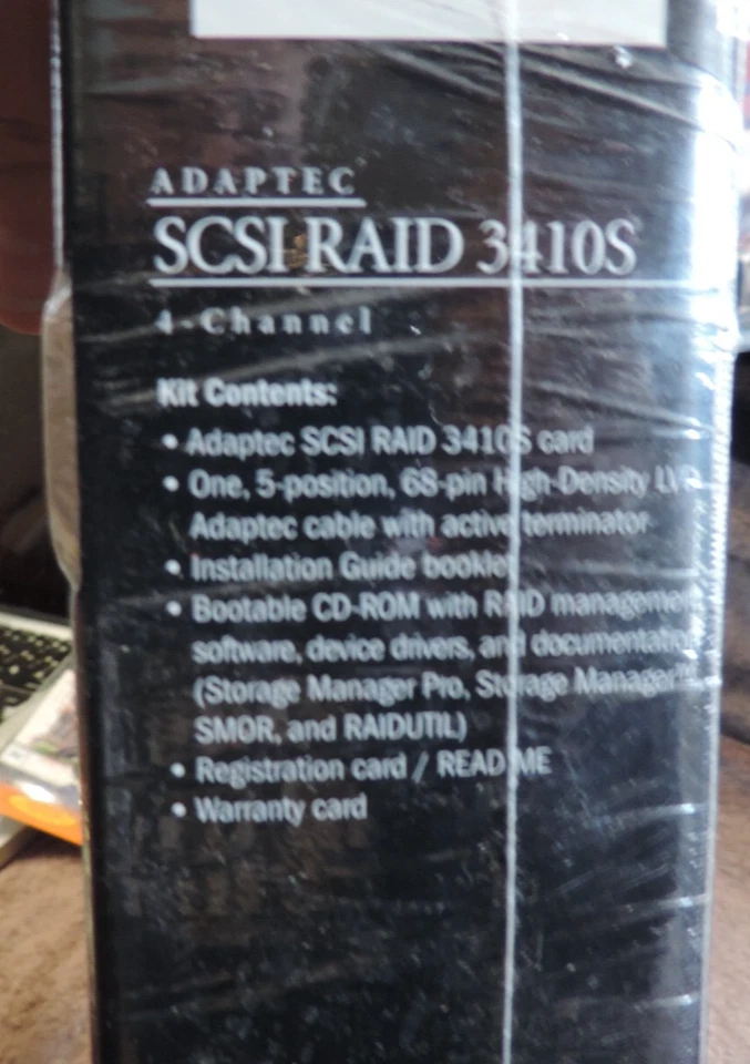 NEW Sealed Adapter SCSI RAID Card 3401S PCI Ultra160 2 Channel NEW NIB - Image 3 of 3