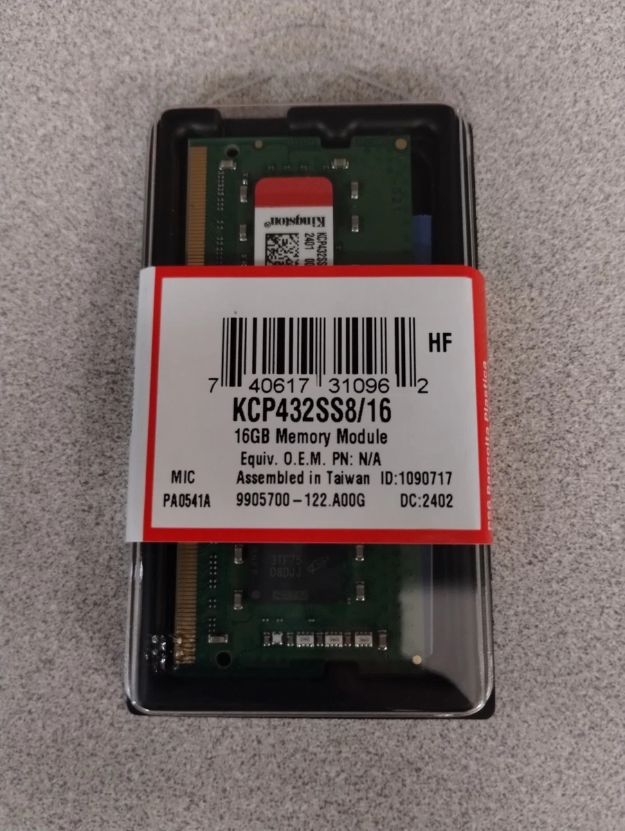 Kingston SO-DIMM 16 GB Computer Memory (RAM) for sale | eBay