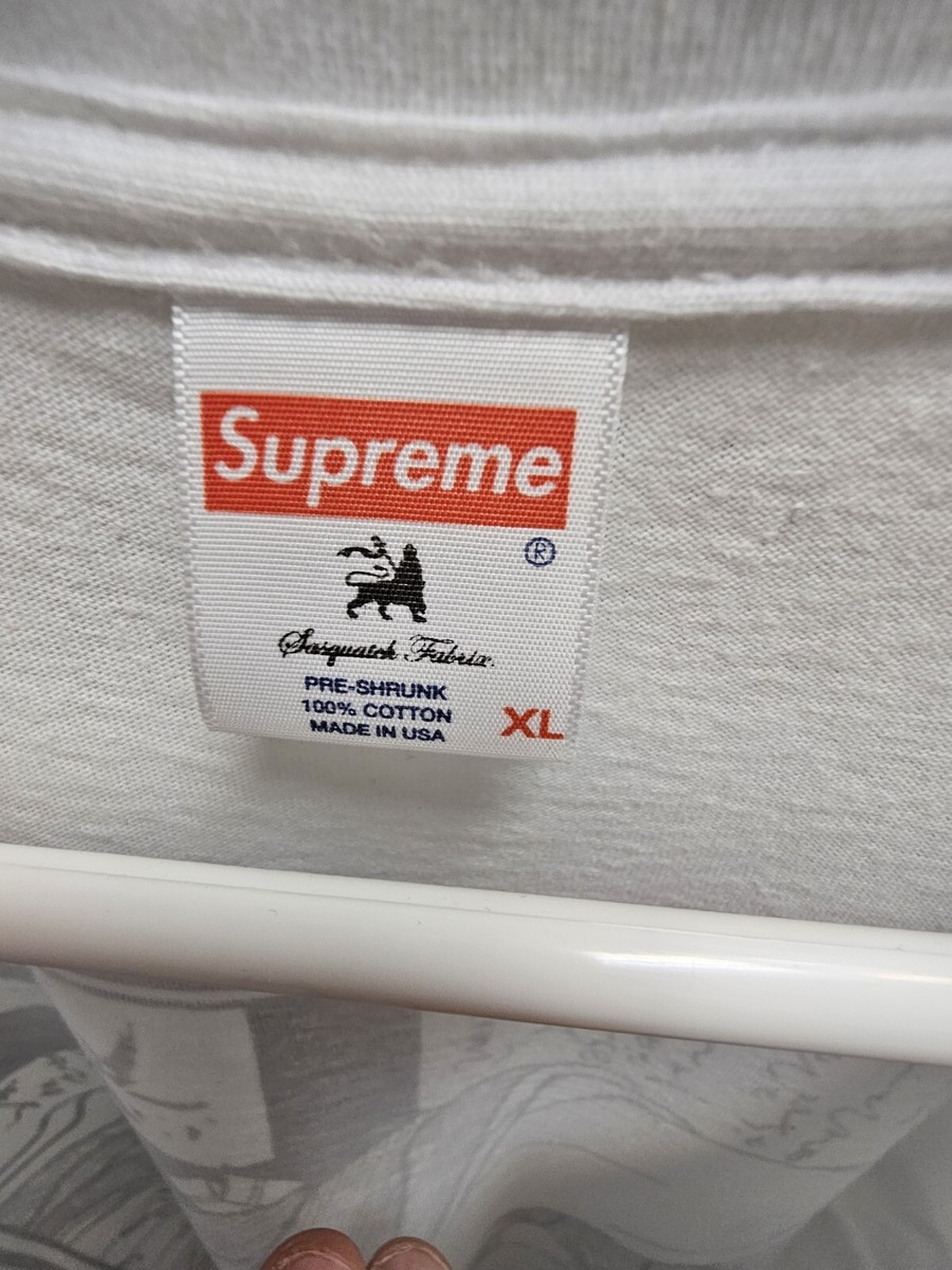 Supreme x Sasquatchfabrix. Shunga L/S Tee 白 (size LARGE) Supreme x Sasquatchfabrix. Shunga L/S Tee 白 (size LARGE) T