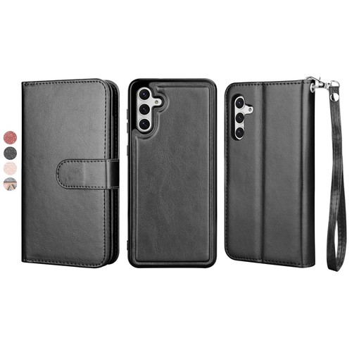 For Samsung Galaxy S25 Wallet Phone Case With Card Slots Stand Strap Flip Cover