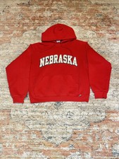 Vintage University of Nebraska Cornhuskers Sweatshirt Russell Athletic Sz Medium