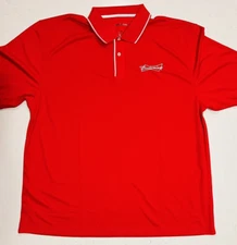 Budweiser Bud Light Dry Fit Polo 2XL Red