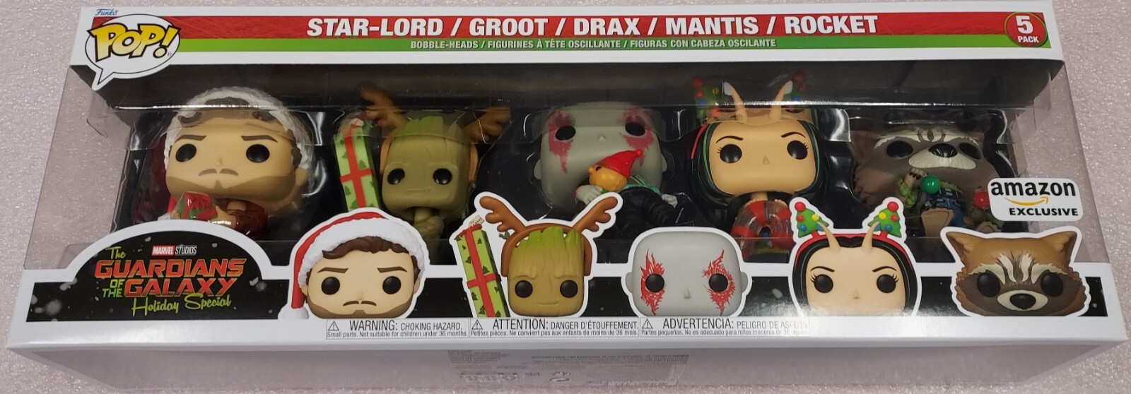 '1 Piece' 889698663458 - Funko Pop! Guardians Of The Galaxy Holiday Special 5Pk