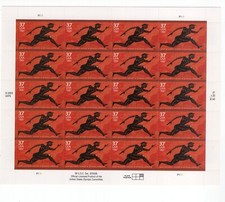 2004 37 cent Olympics full Sheet of 20 Scott #3863, Mint NH