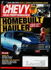 FEBRUARY 2010 CHEVY HIGH PERFORMANCE MAGAZINE, '70 CHEVELLE, PROJECT F73