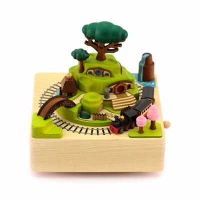 Wooderful Life - Spring Train Music Box Wooderful Life - Wooden