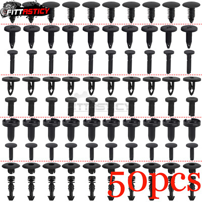 50 Clips For Dodge Charger 2006-15 Bumper Fender Fascia Retainer Assortment Kit