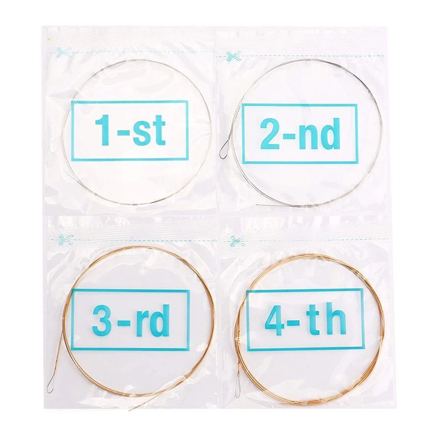 10Sets Alice Banjo Strings Coated Copper Alloy Wound ADGC 4 Strings Set AJ04 - Image 4 of 4