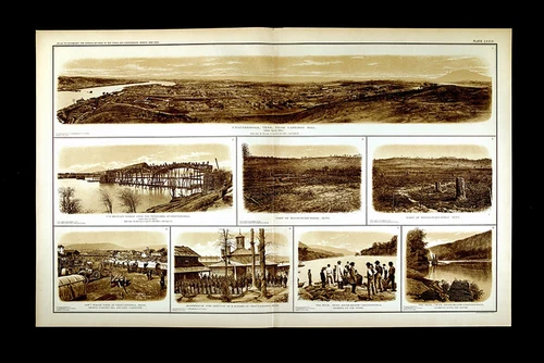 Civil War Photos Chattanooga Cameron Hill Missionary Ridge Tennessee River RR TN