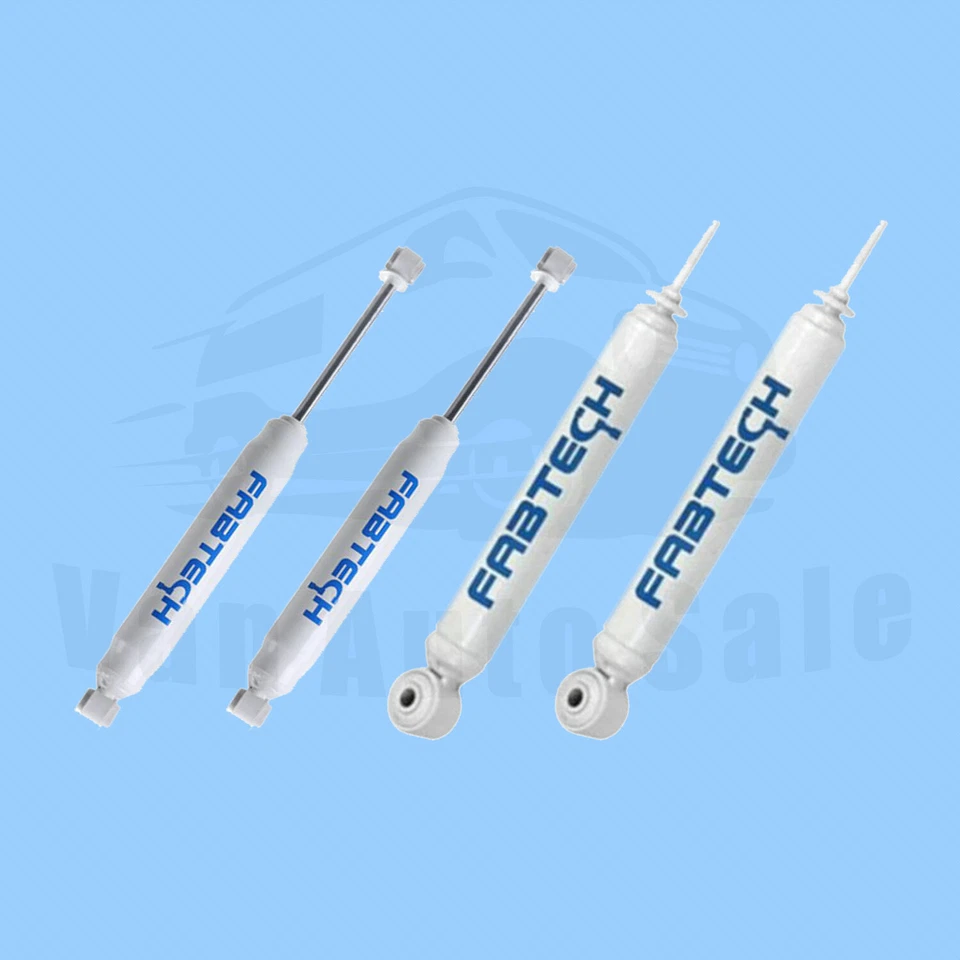 Kit de 4 amortiguadores hidráulicos de rendimiento FABTECH de 8" para Ford F-250 Super Duty 4x4 1999-04 Foto 2 de 4