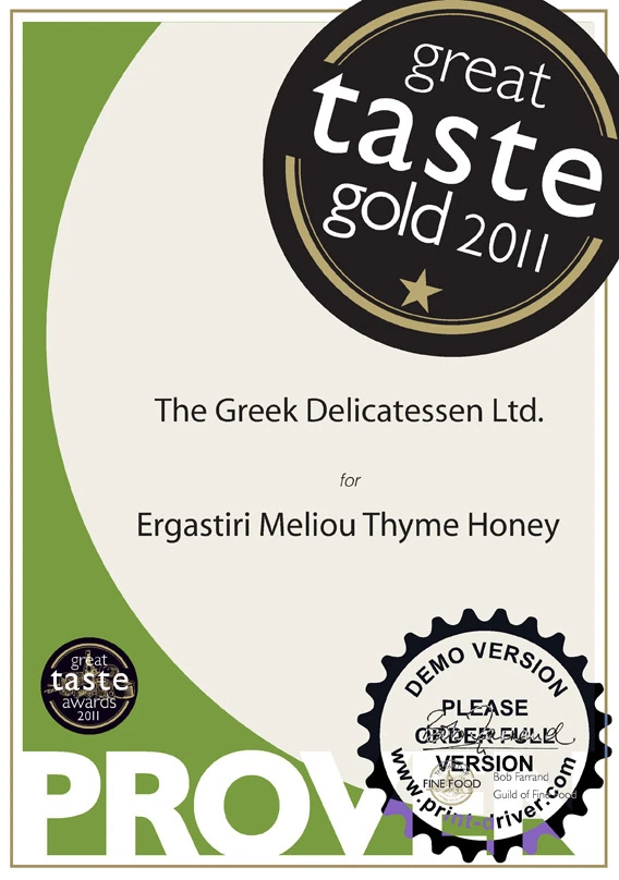 Greek Thyme Honey - Most Awarded Greek Honey | 750g - Image 3 of 4
