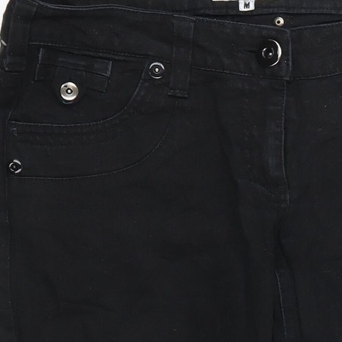 Blind Date Damenjeans schwarz Baumwolle gerade Größe M L30 in normalem Knopf - Bild 6 von 12