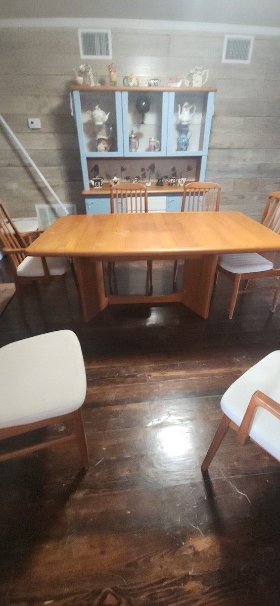 benny linden mid century modern dining room table | eBay
