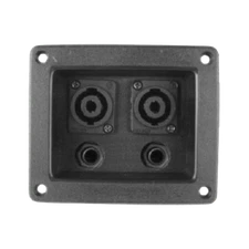 Speaker Box Terminal 2 Jack Speakon + 2 Jack 1/4”