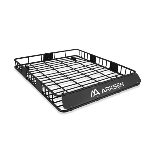 ARKSEN 64 x 50 Inch Universal Extra Wide 150LB Heavy Duty Roof Rack Cargo wit...